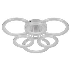 Светильник потолочный светодиодный ЭРА Модерн Ring CLL-1-90W 3K-6,5K RC WH с ДУ белый | Светильники SPB-6 с ДУ