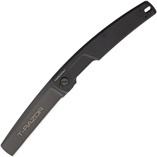 Складной нож Extrema Ratio T-RAZOR BLACK - -клинок-тупой "T-RAZOR" c клинком из стали Böhler N690, рукоять Anticorodal®
