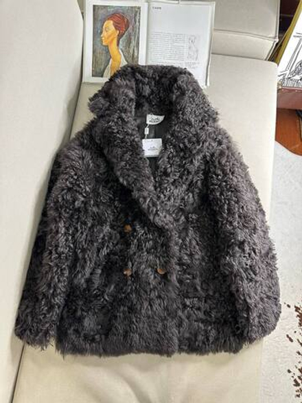 Двусторонняя шуба Hermes