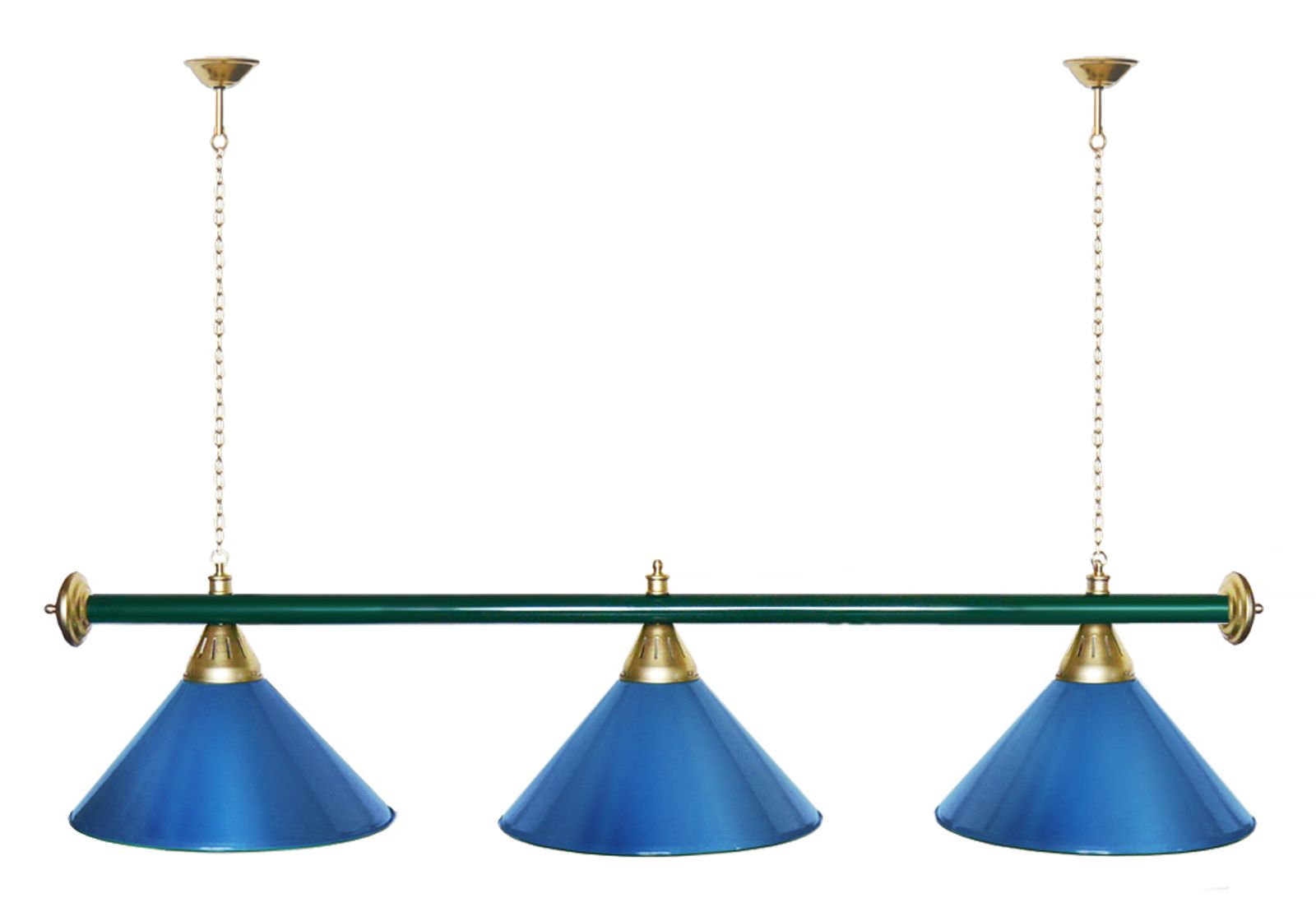 Лампа STARTBILLIARDS 3 пл. (плафоны золотые,штанга золотая,фурнитура золото) фото №36