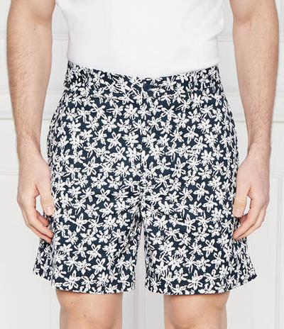 Шорты Karlos-Shorts BOSS BLACK - темно-синий(50512961)