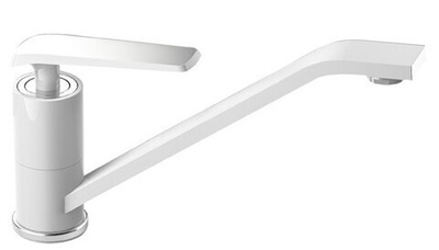 333522-F Смеситель од. для кухни низ. (белый) ViEiR (10/1шт)