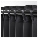 Комплект штор IKEA ANNAKAJSA (АННАКАЙСА), Темно-серый, 145x250 см, 2 шт