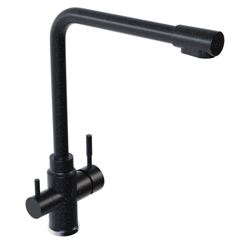 Смеситель для кухни 35к MIXLINE ML-GS13 (343) антрацит с вых. для питьевого фильтра