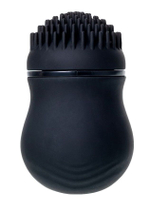 Черный стимулятор клитора PPP CURU-CURU BRUSH ROTER (Цвет: черный)