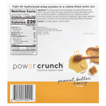 BNRG, Power Crunch Protein Energy, батончик с арахисовой пастой и медом, 12 батончиков по 40 г (1,4 унции)