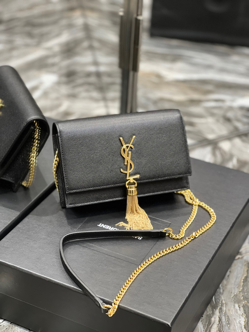 Saint Laurent Kate Chain Wallet 19 cm