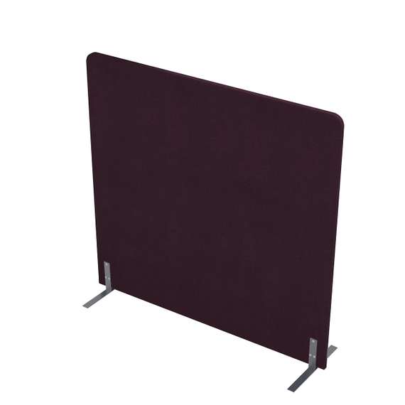 011.МПО.1414 Акустическая мобильная перегородка на стационарных опорах (1400*450*1400)