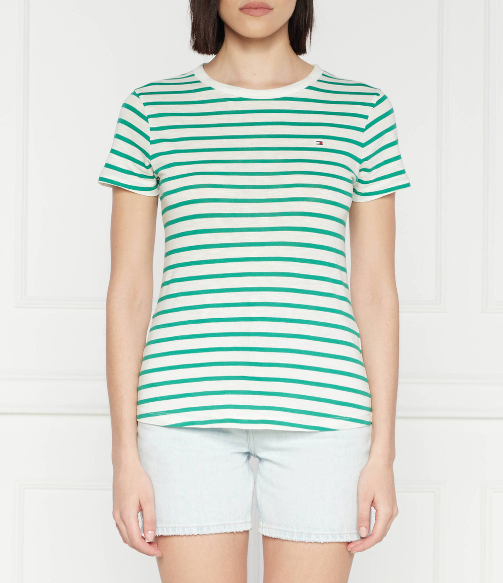 Футболка Tommy Hilfiger - зеленый(WW0WW37857)