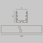 Профиль Led Strip ALM-3535R-B-D-2.5M