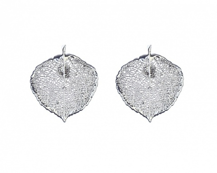 Пусеты листья Ester Bijoux Осина LF30C-S BW