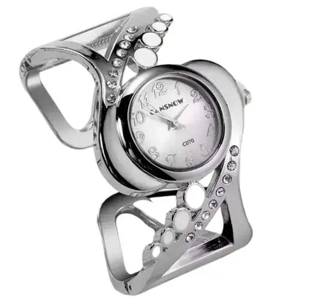 Часы-браслет кварцевые CANSNOW, серебристый W8030-04