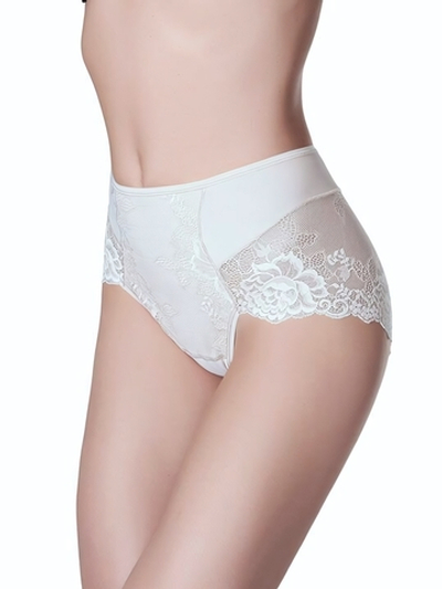 Трусы-слип с высокой линией талии Greta (Размер: M) (Цвет: белый)