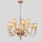 Подвесная люстра Crystal Lux SILVESTRO SP12 AMBER