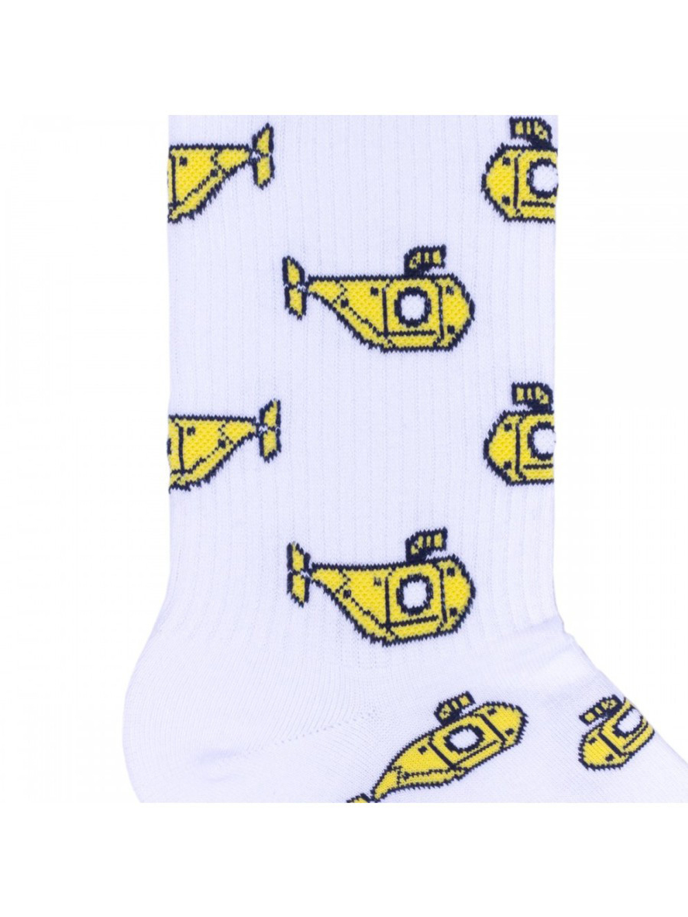 Носки медицинские мужские Babushka, "Подводные Лодки", белый, 41-45