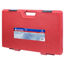 МАСТАК (100-10039C) Набор торцевых головок и насадок для обслуживания амортизаторов, кейс, 39 предметов