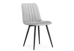 Стул на металлокаркасе Дани светло-серый / черный