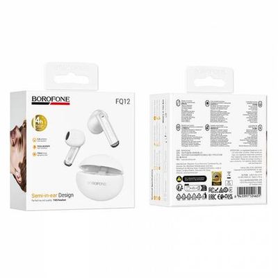 Беспроводные наушники TWS BOROFONE FQ12 (белый)