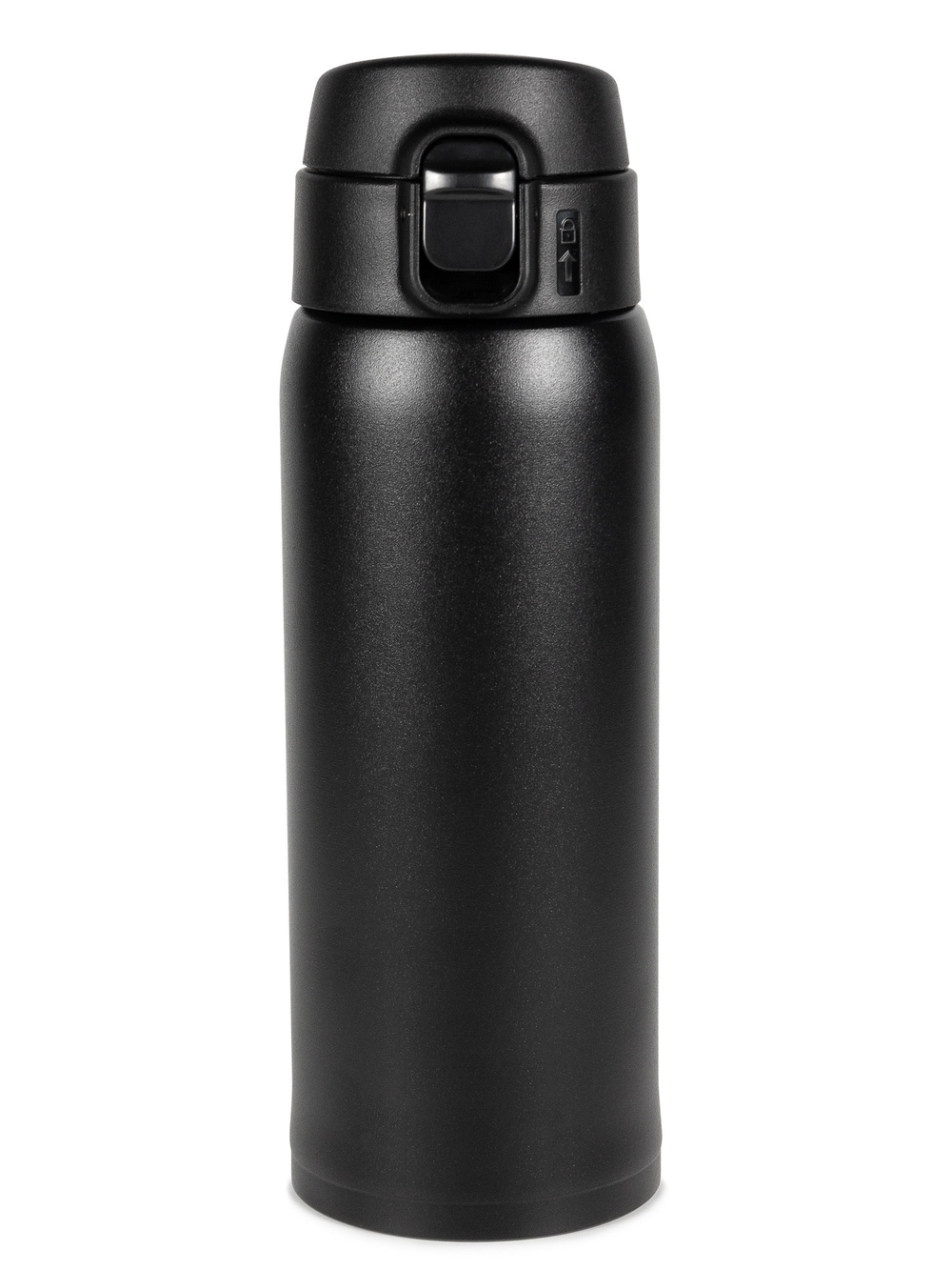 Термокружка Relaxika 701 (0,48 литра), черная (без лого)