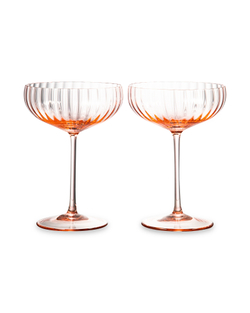 Набор креманок для шампанского 2шт 280мл Anna Von Lipa Лион розовый