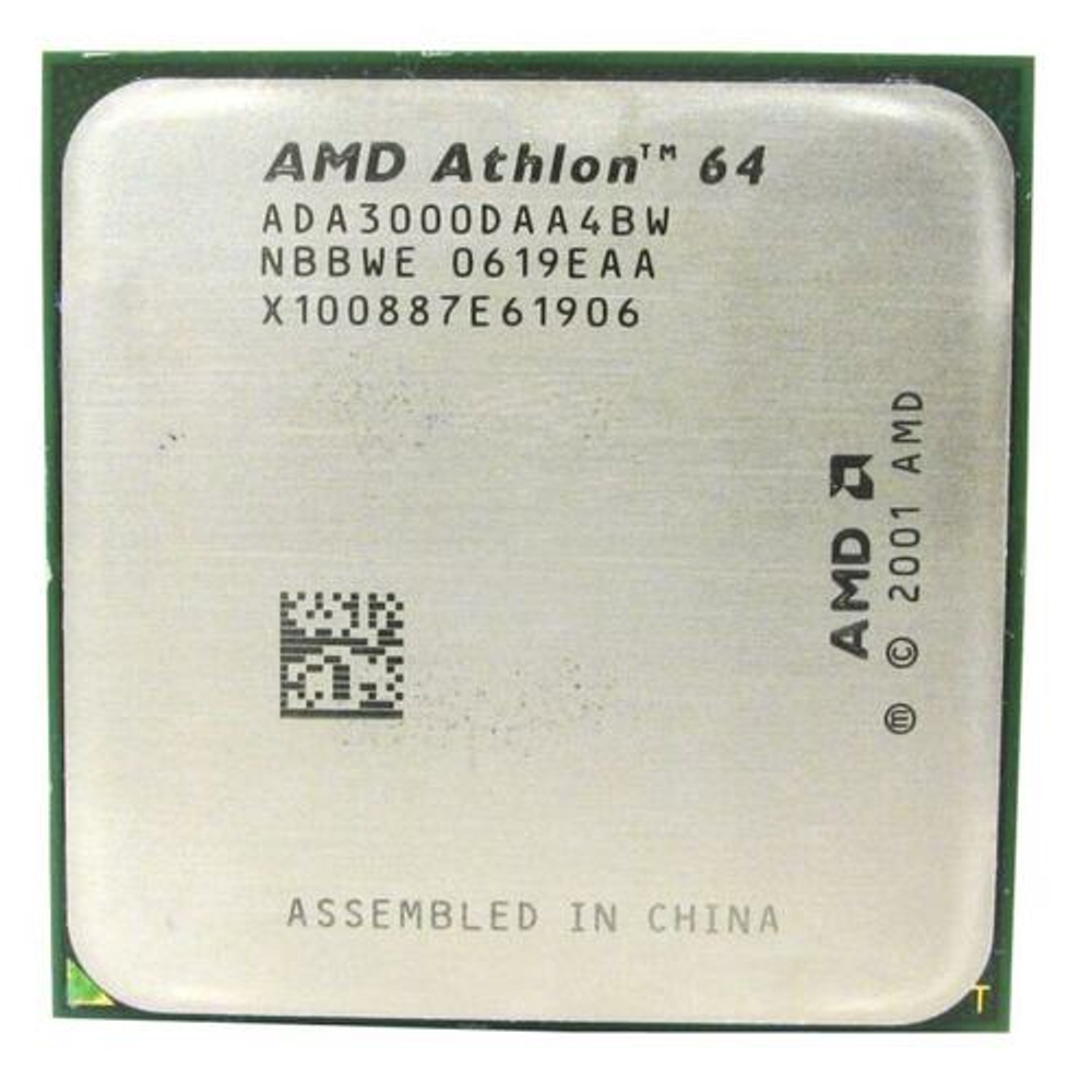 Процессор LGA 939 CPU AMD Athlon-64 3000+ (ADA3000) 1.8 GHz/1core/ 512K/67W/ 2000MHz Socket-939