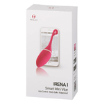 Розовое силиконовое виброяйцо 16см с управлением через приложение Realov Irena I App Controlled Egg Pink