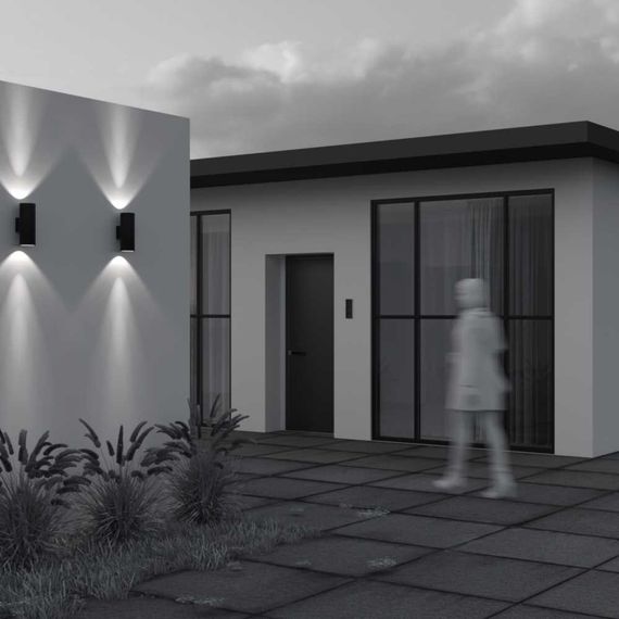 Уличный настенный светильник Maytoni Outdoor Shim O514WL-L30B3K