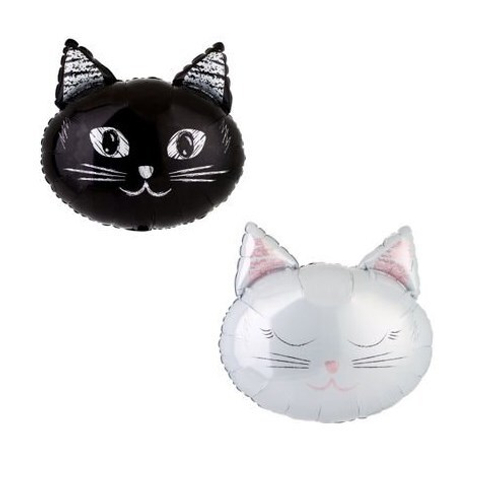Шар фигура 43*45 см котики 2-х сторонний дизайн