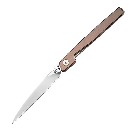 Нож CJRB J1965-CP Lanky с клинком из стали AR-RPM9, рукоять Алюминий