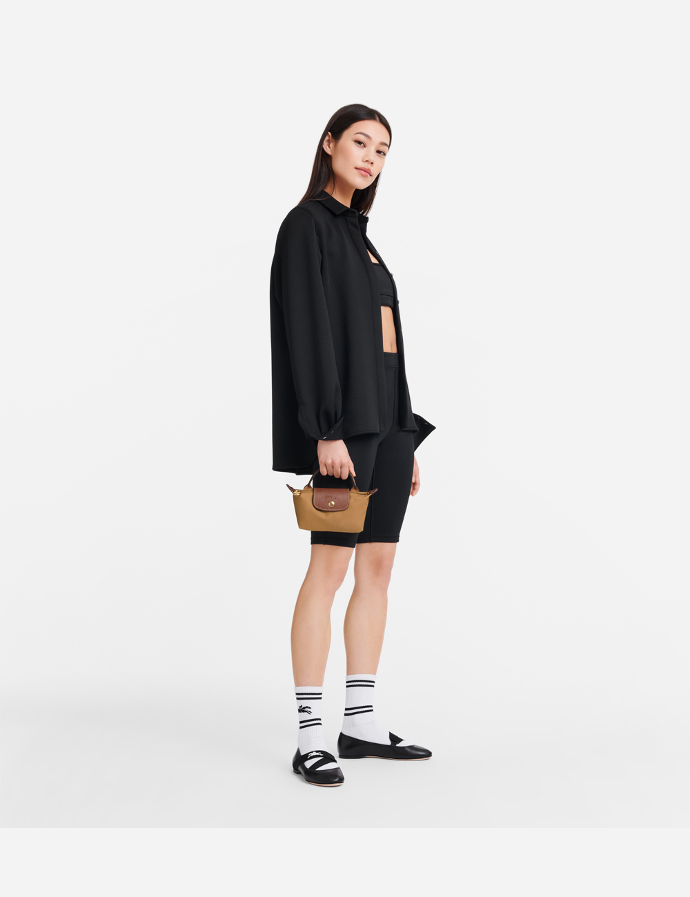 Longchamp Le Pliage Pouch "Fawn"