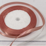 Лента Атласная 0,6см х 28м Сатин (Розовый)