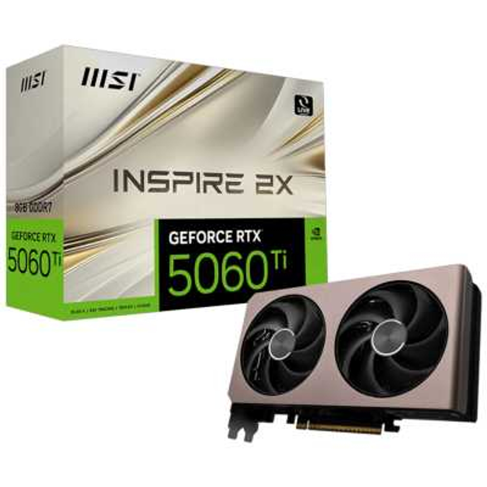 Видеокарта MSI nVidia GeForce RTX 5060 Ti 8G Inspire 2X OC
