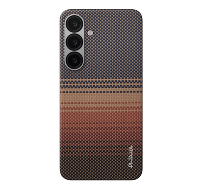 Чехол Samsung Galaxy S25 Pitaka Tactile Woven Case (Sunset)