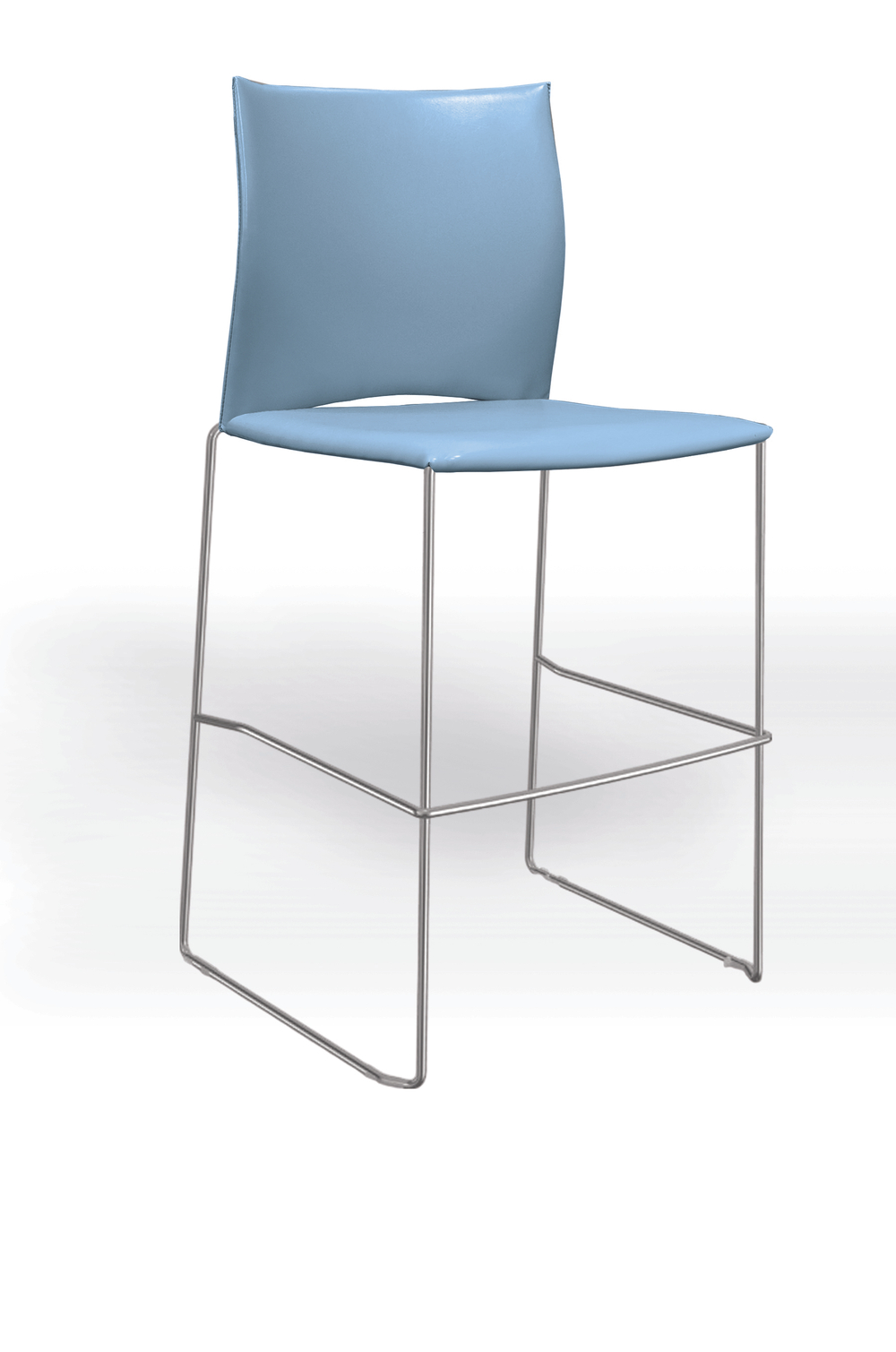 Web стул на полозьях кухонный/барный