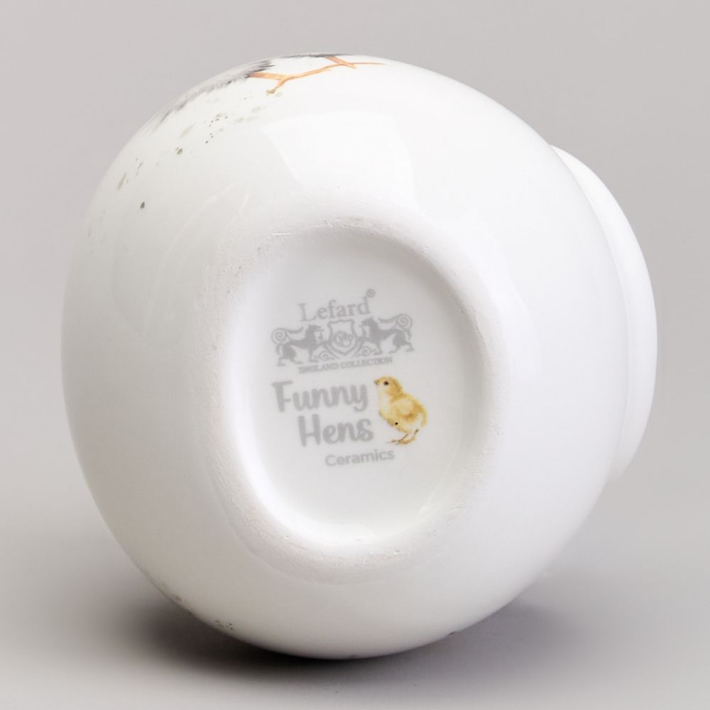 СОЛОНКА С ЛОЖКОЙ LEFARD "FUNNY HENS" 9*9,5 СМ 150 МЛ (КОР=48ШТ.)