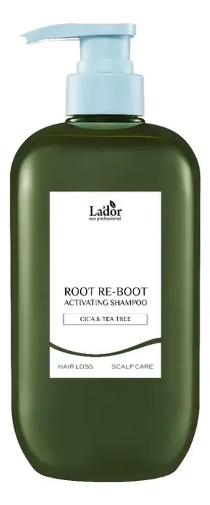 La`dor Шампунь для волос с экстрактом центеллы азиатской и чайным деревом Root Re-Boot Activating Shampoo,800 мл