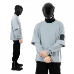 Лонгслив Heartz «Waveform» Kimono небесный