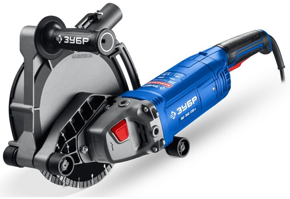 Штроборез сетевой ЗУБР ЗШ d 180 мм, метал. ящик ЗШ-П45-2200 ПТК