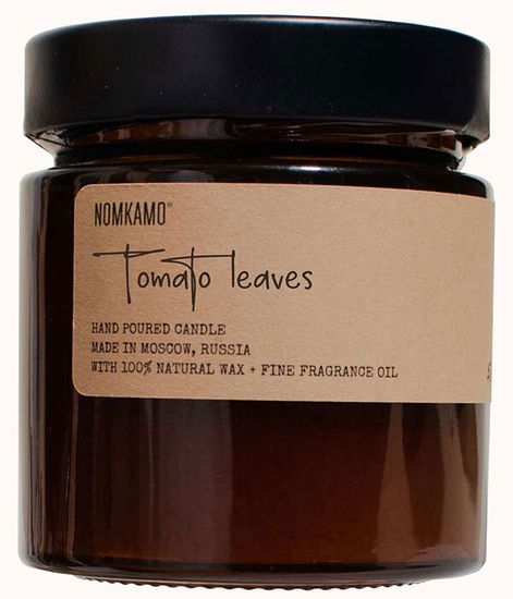 TOMATO LEAVES свеча в янтарной банке, Nomkamo