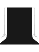 Фон бумажный Raylab 009 Black черный 2х6м