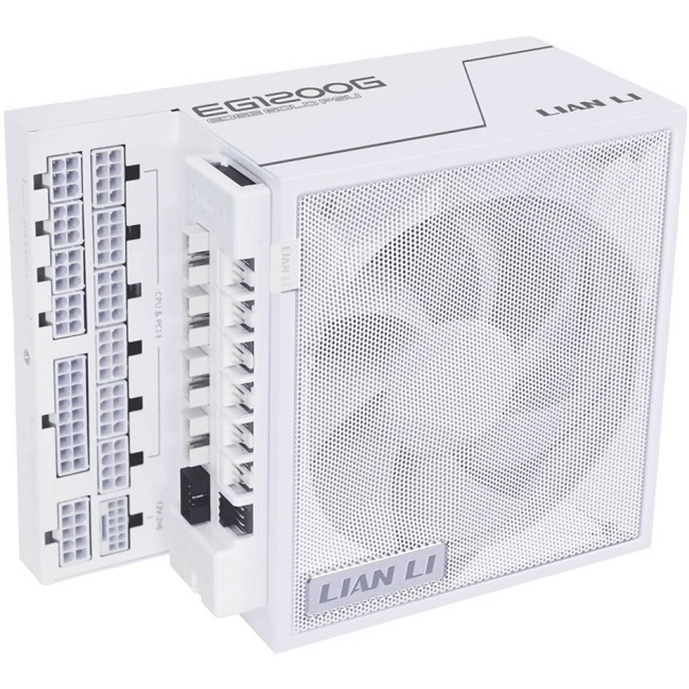Блок питания Lian Li 1200W EG1200G White, модульный, 16 Pin PCIe 5.1, 80 PLUS Gold (G9P.EG1200G.WH00.RU)