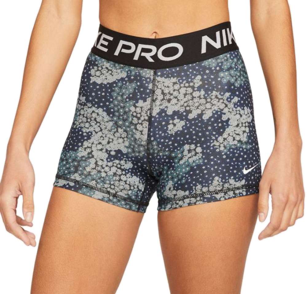 Женские Шорты теннисные Nike Pro Dri-Fit Short 3in W - серый