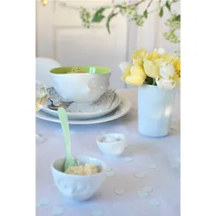 Чаша tassen grinning, 500 мл, белая-фисташковая