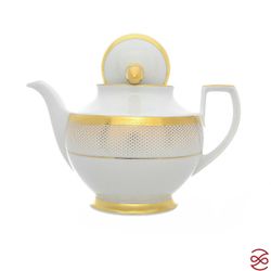 Кофейный сервиз Falkenporzellan Rio white gold 6 персон 17 предметов