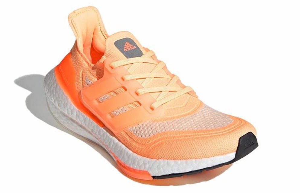 Кроссовки Adidas Ultraboost 21 "Acid Orange" (Женская размерная сетка)