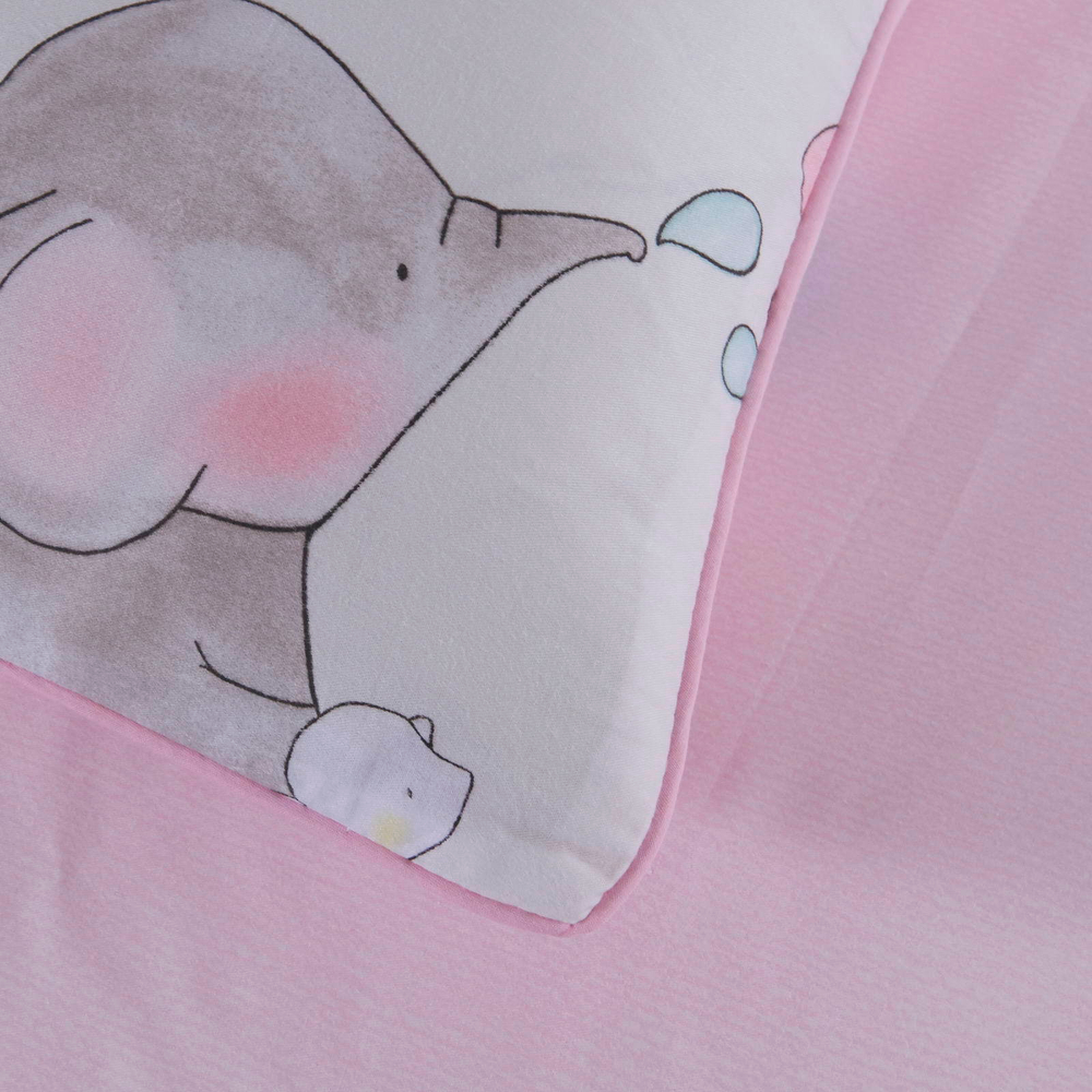 Детское постельное белье Sofi De MarkO Веселый слоник молоко