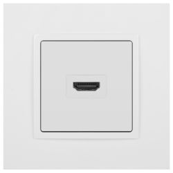 14-3114-01 ЭРА Розетка HDMI, IP20, Эра Elegance, белый | Elegance Белый
