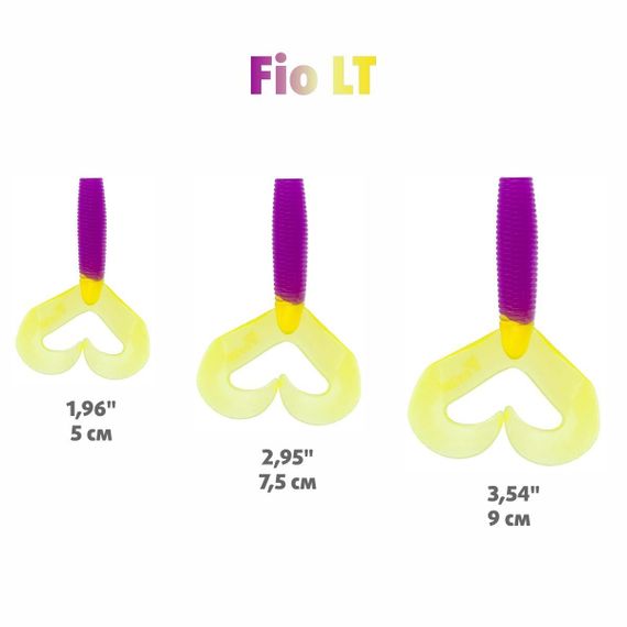 Твистер Helios Credo Double Tail 1,96&quot;/5 см Fio LT 10шт. (HS-27-039)