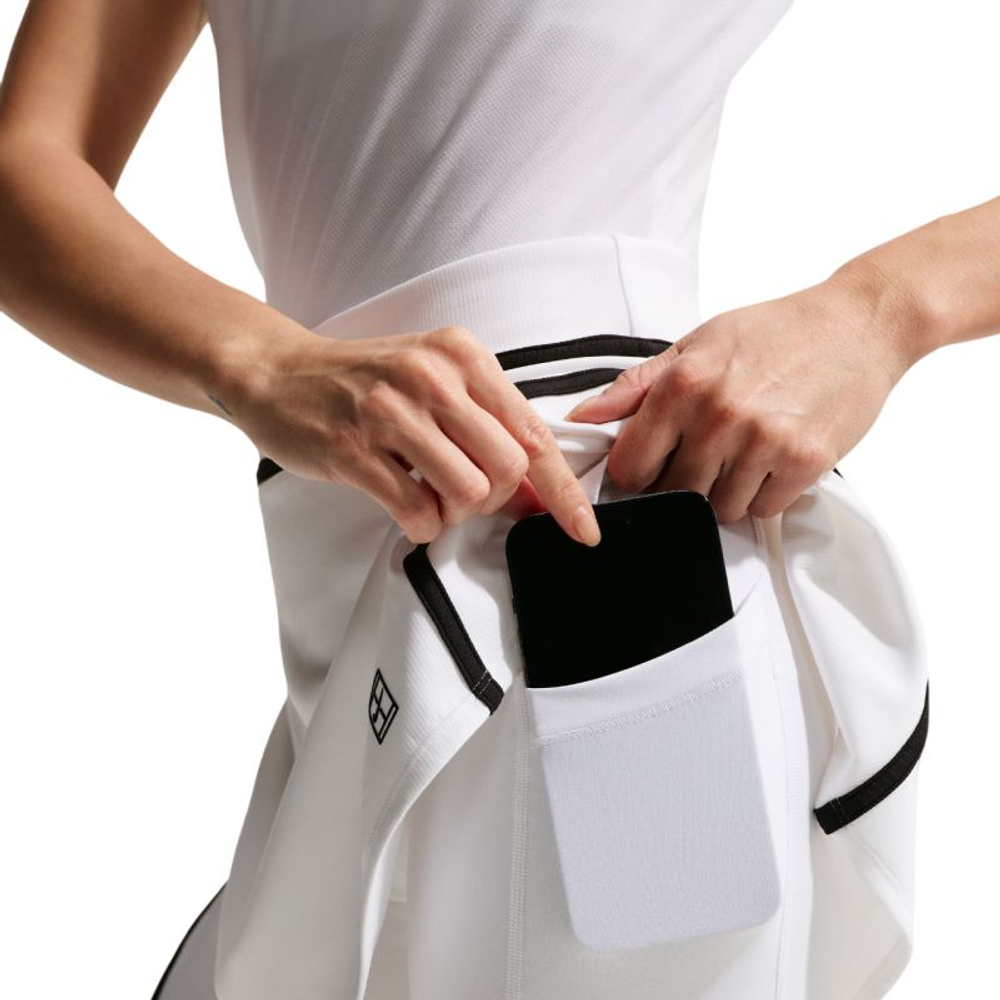 Теннисная юбка Nike Court Advantage Dri-FIT High-Waisted Tennis - white/black