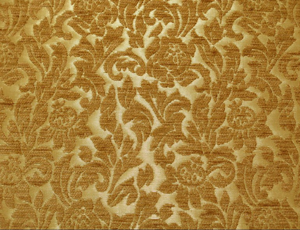 Шенилл Бланк цветы беж